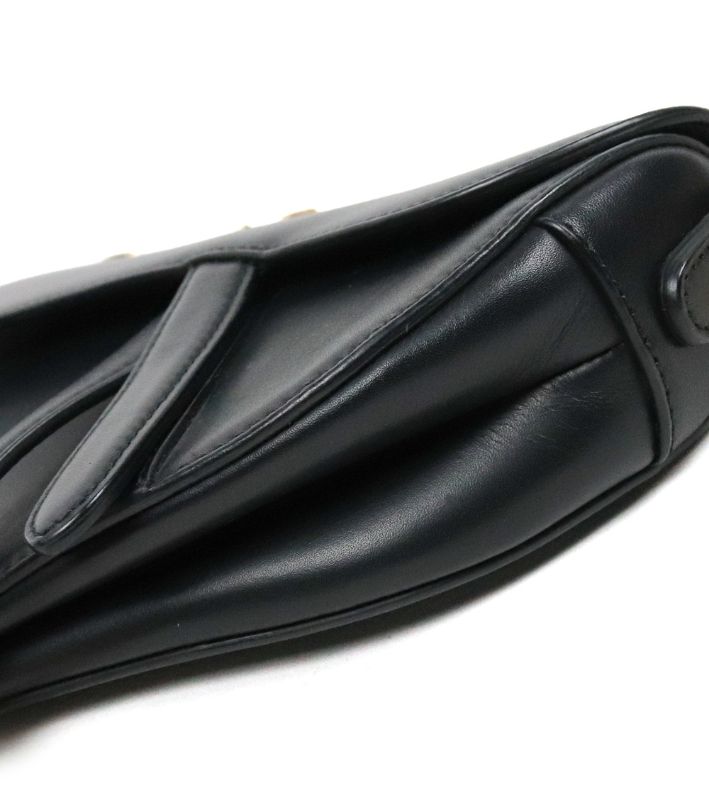 Dior Mini Black Saddle Shoulder Bag