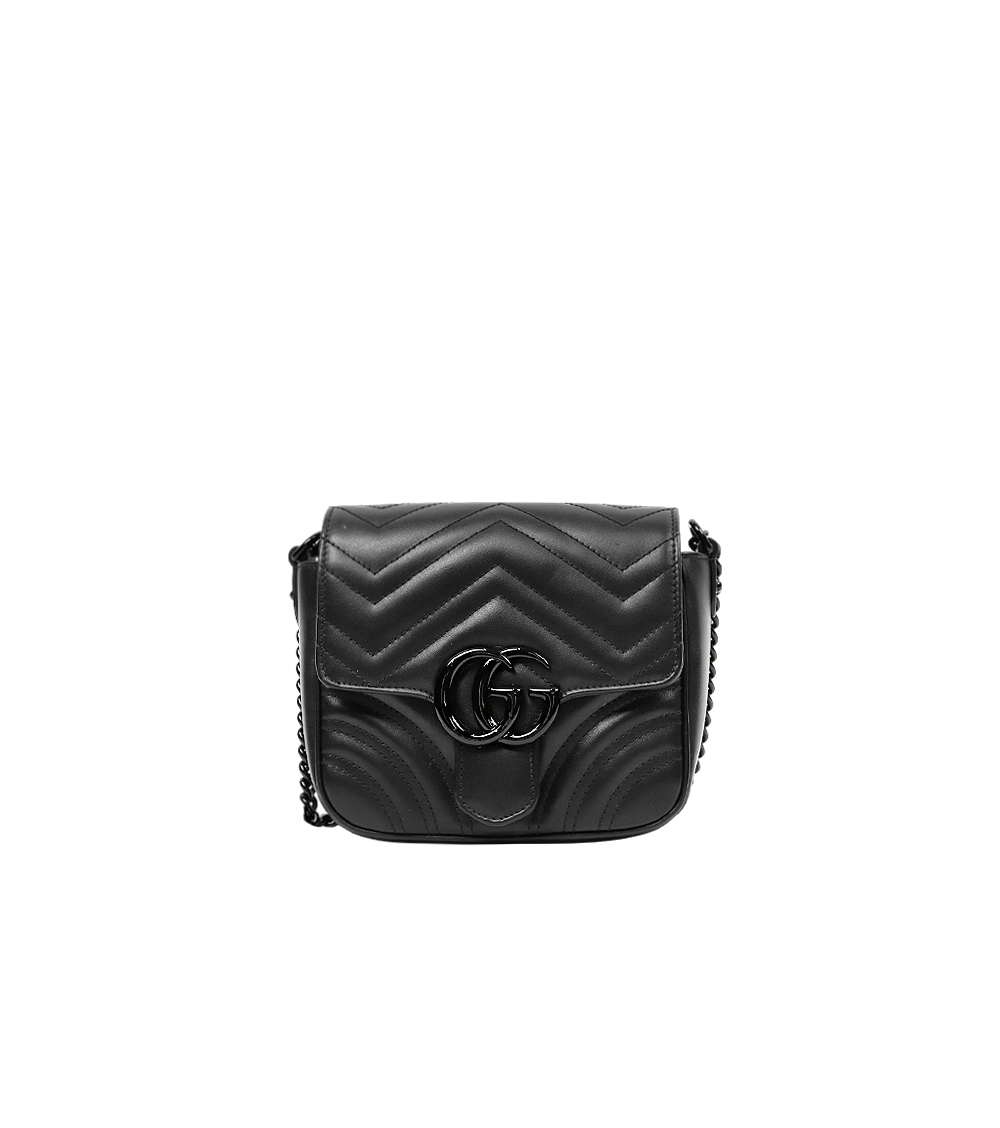 Gucci Black Mamont Shoulder Bag