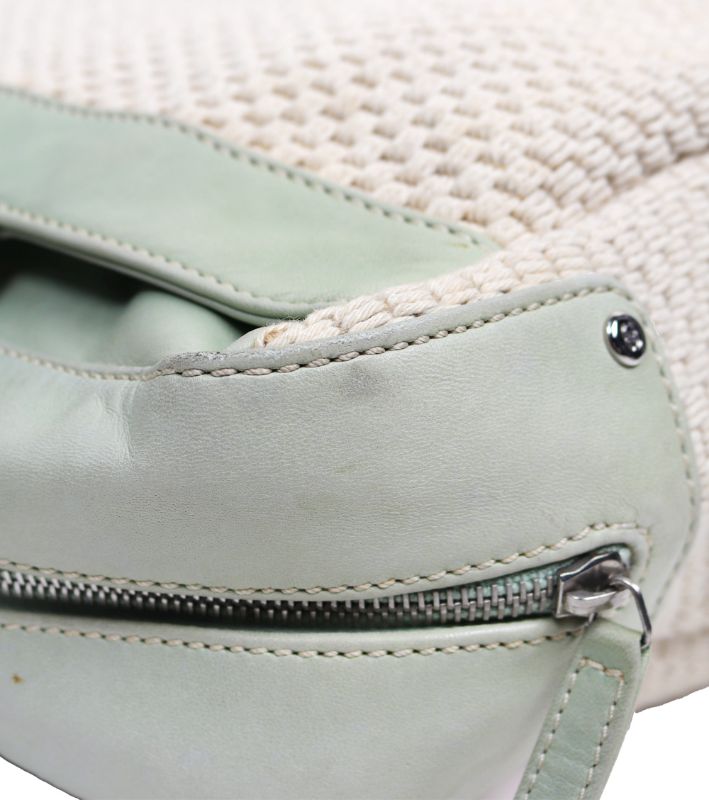 Chanel Mint Logo Shoulder Bag