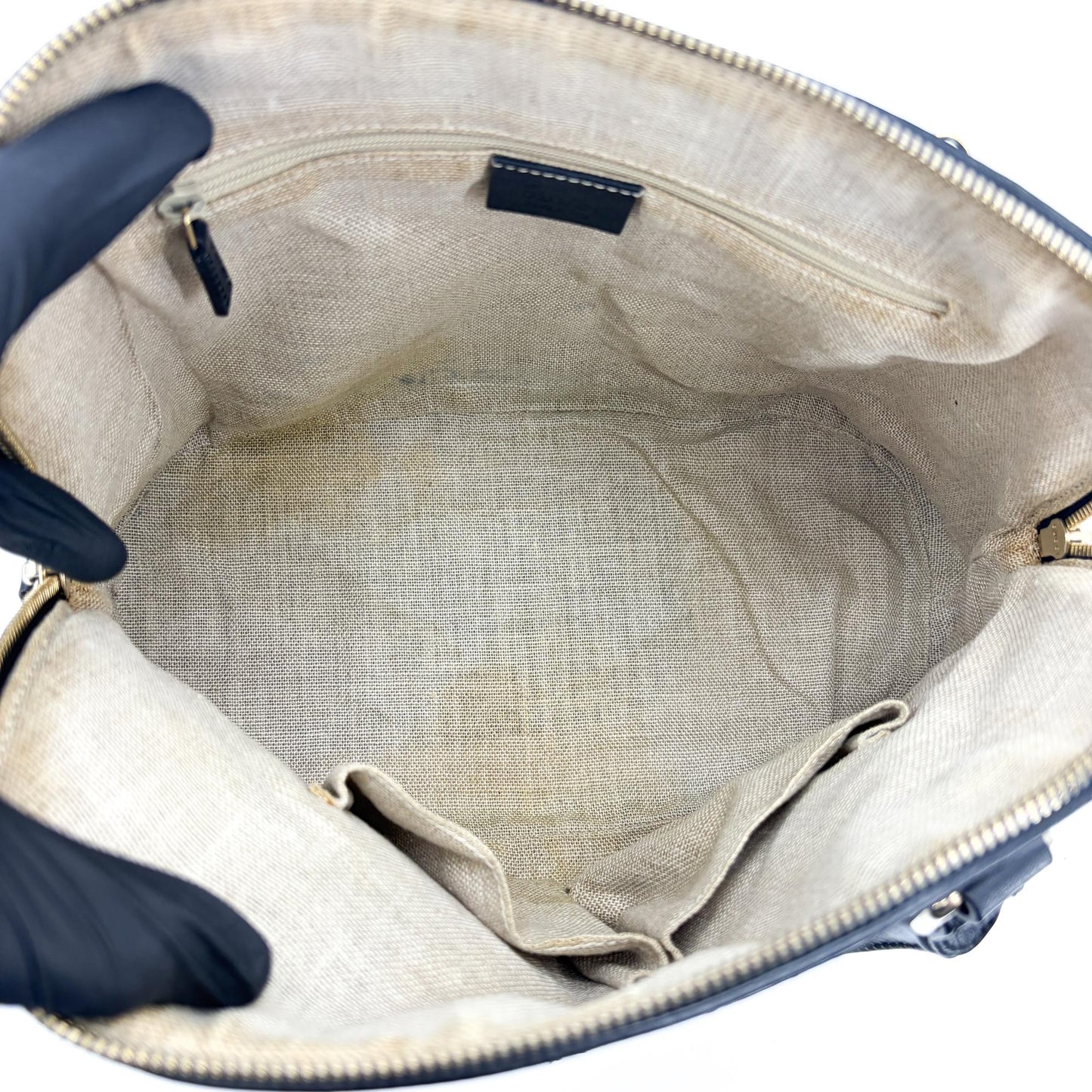 Gucci Microguccissima Medium Dome Handbag Black