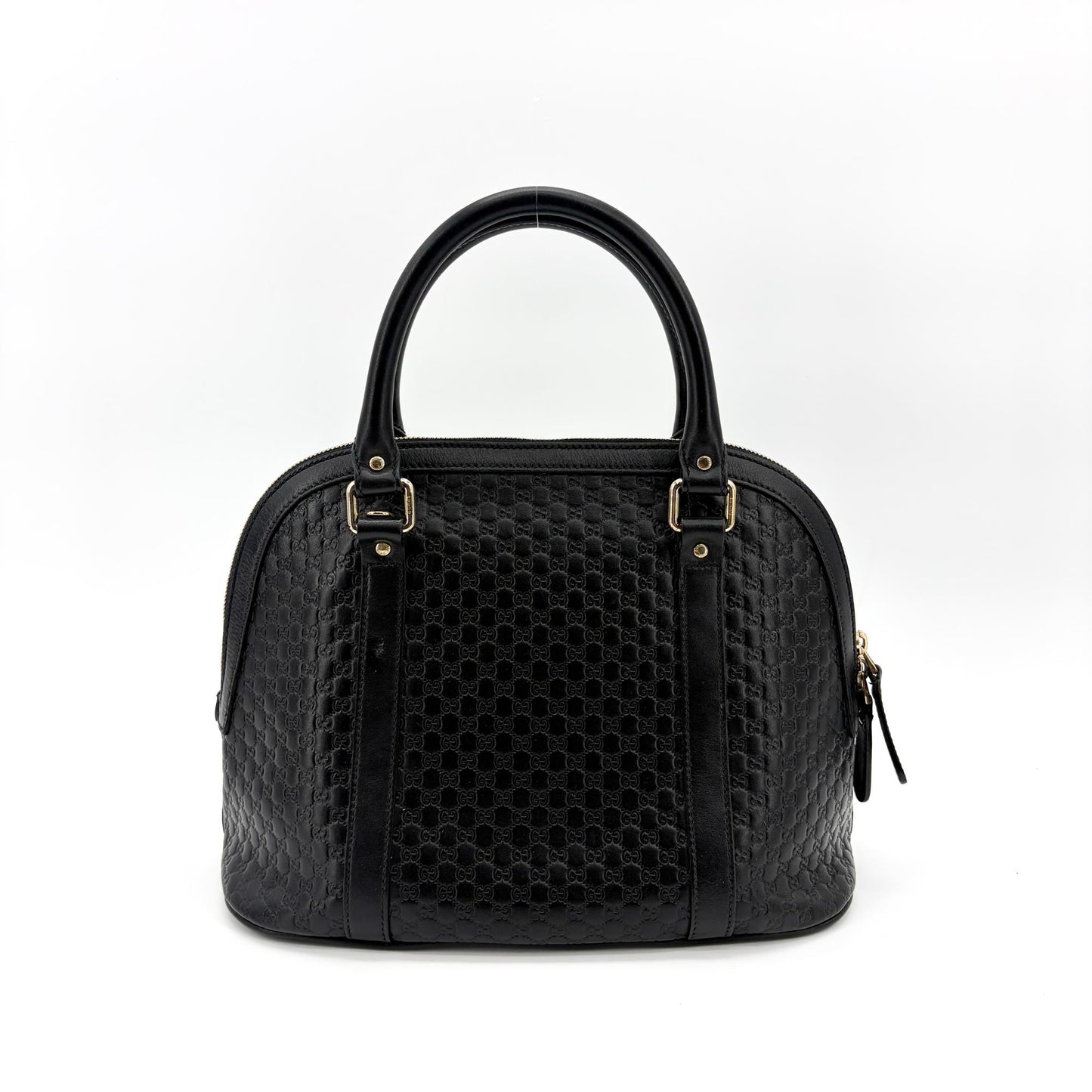 Gucci Microguccissima Medium Dome Handbag Black