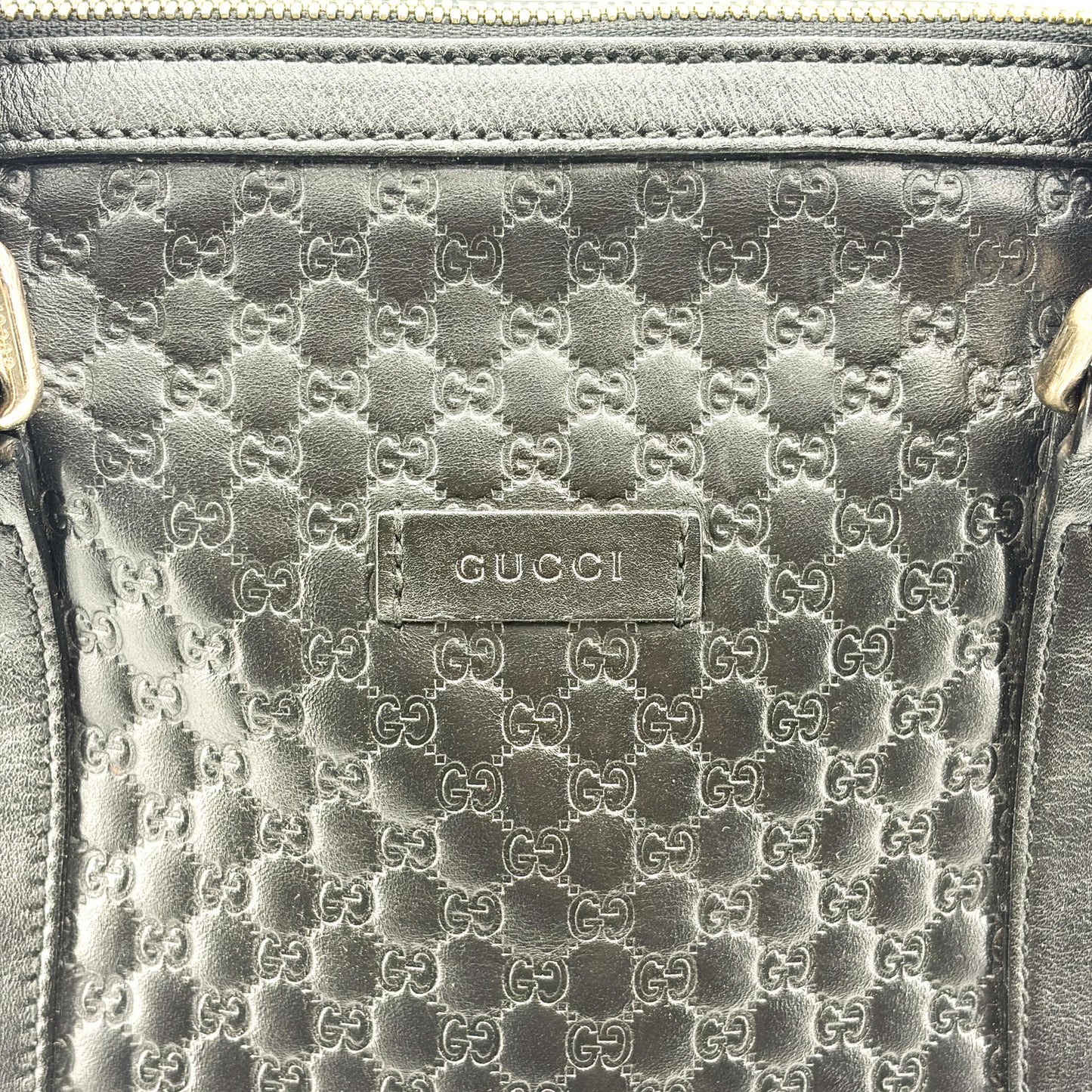 Gucci Microguccissima Medium Dome Handbag Black