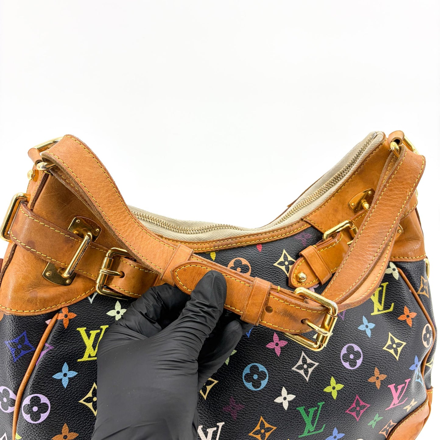Louis Vuitton Monogram Multicolor Crissy MM Black