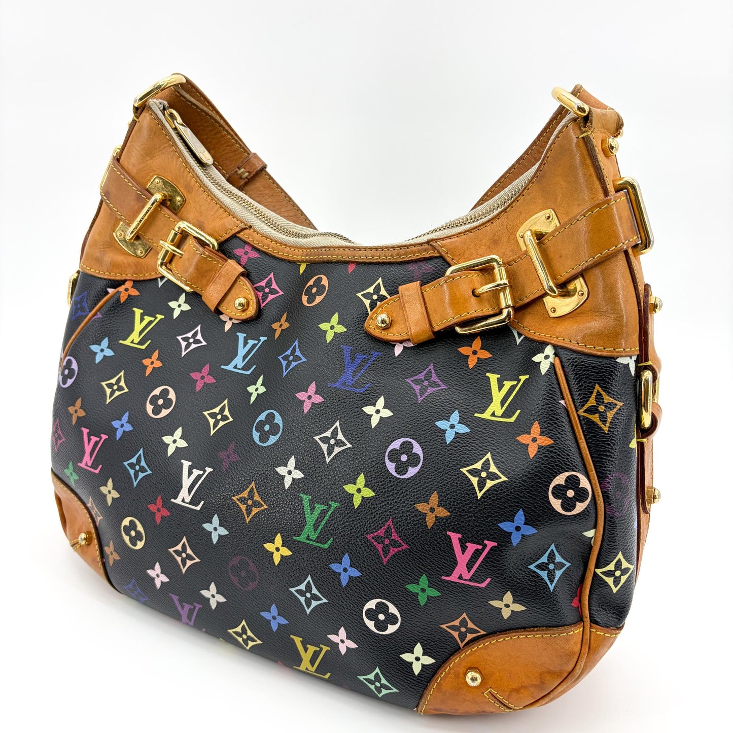 Louis Vuitton Monogram Multicolor Crissy MM Black