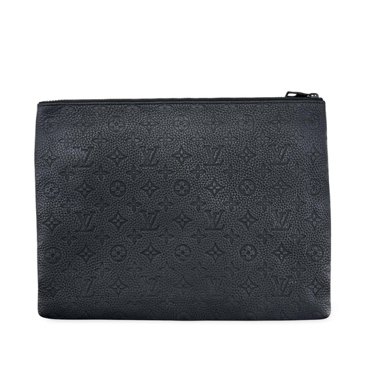 Louis Vuitton Monogram Shadow Pochette Discovery Black