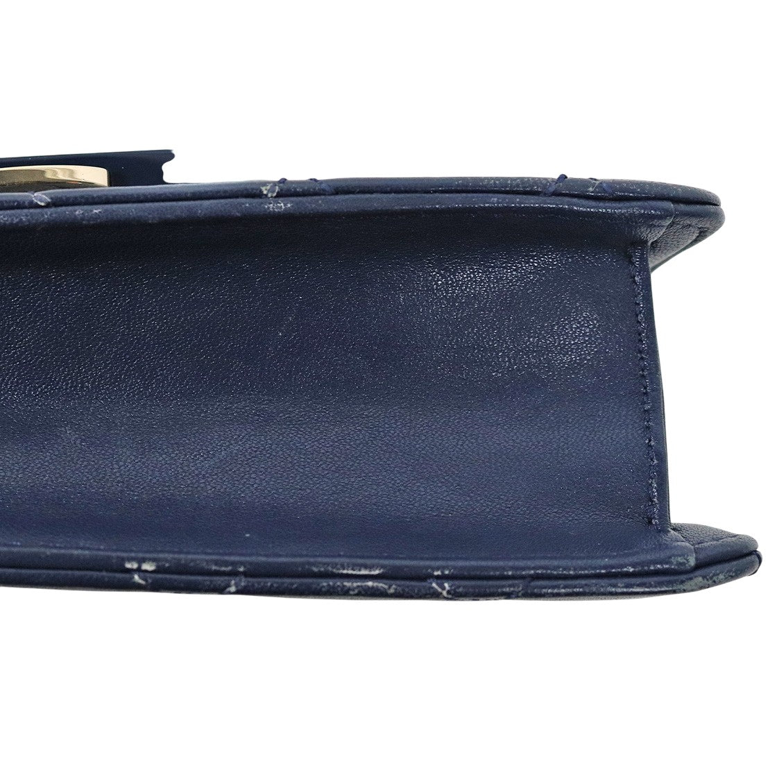 Chanel Navy Beauty Lock Chain Shoulder Bag
