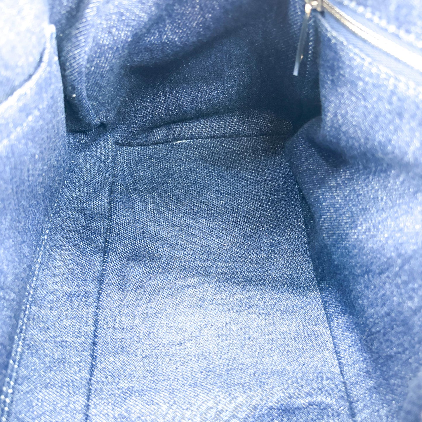 Bottega Veneta Medium Intrecciato Denim Bauletto Bag Blue