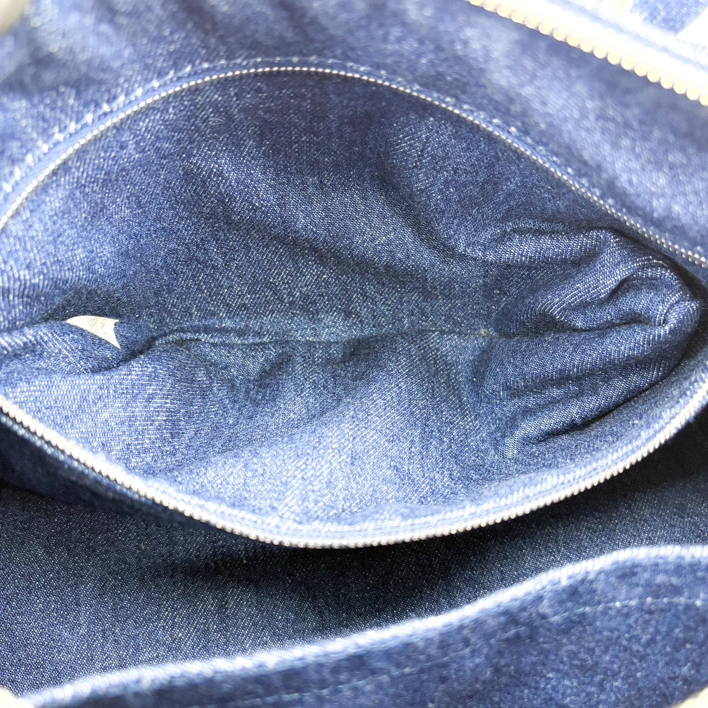 Bottega Veneta Medium Intrecciato Denim Bauletto Bag Blue