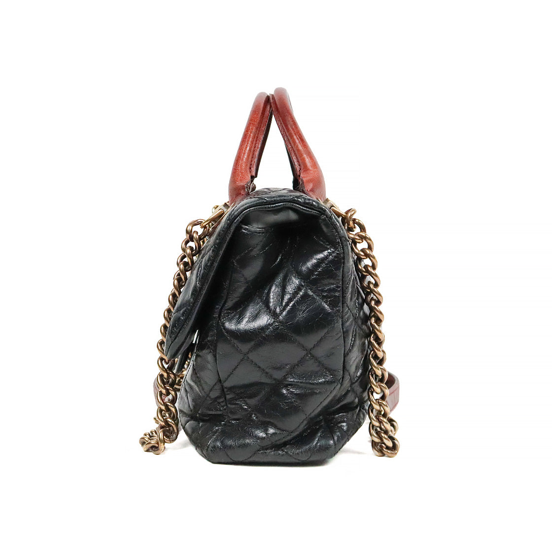 Chanel Black Castle Lock 2-Way Bag
