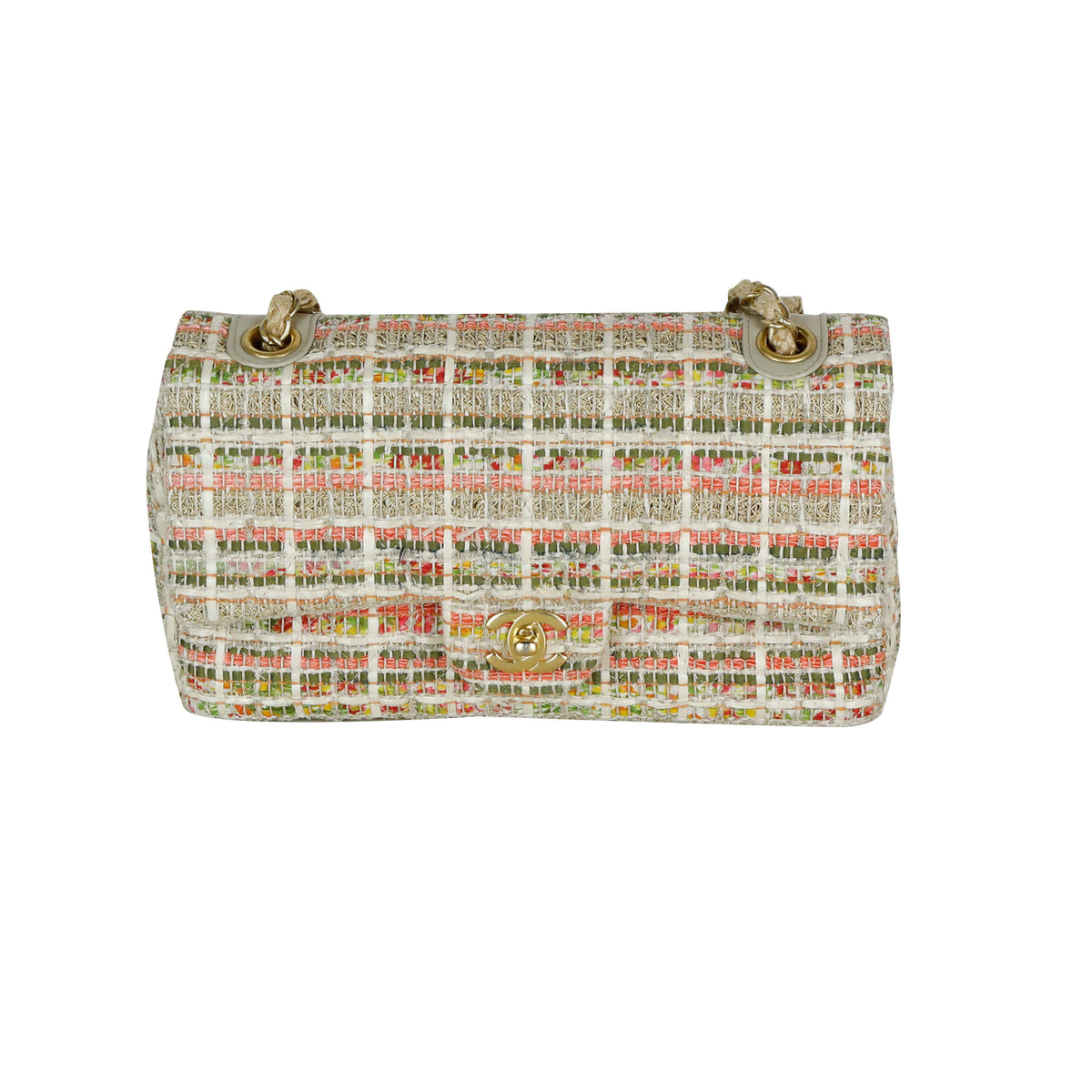 Classic Tweed Flap Shoulder Bag