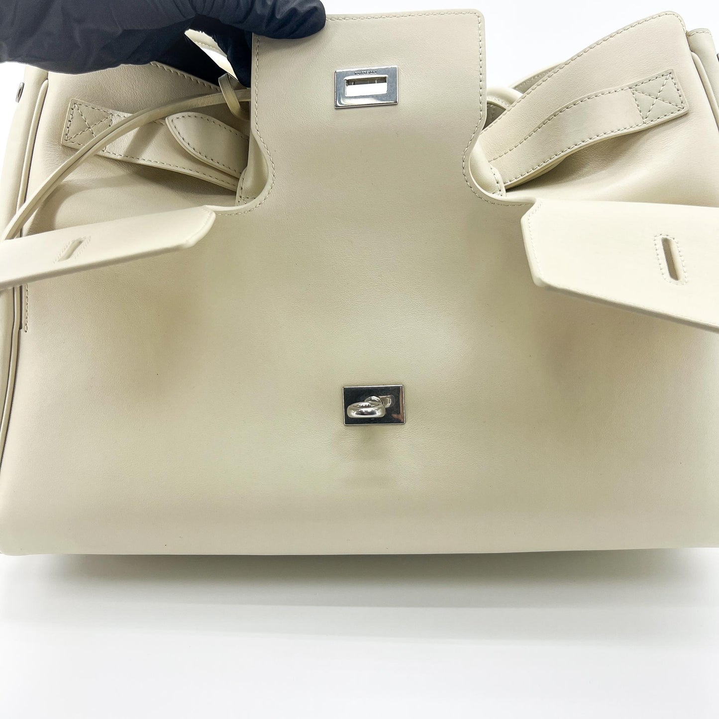 Balenciaga Bel Air Large Carryall Bag Ivory