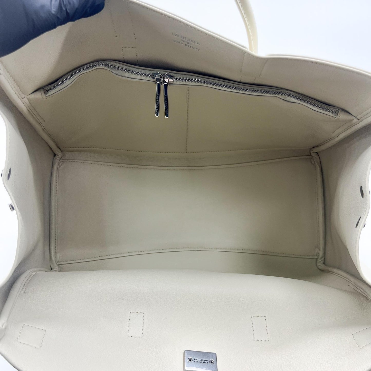 Balenciaga Bel Air Large Carryall Bag Ivory