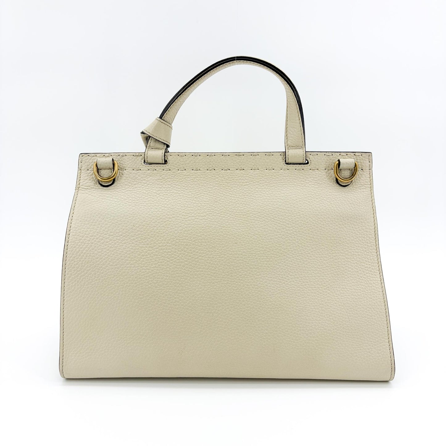 Gucci GG Marmont Small Top Handle Bag White