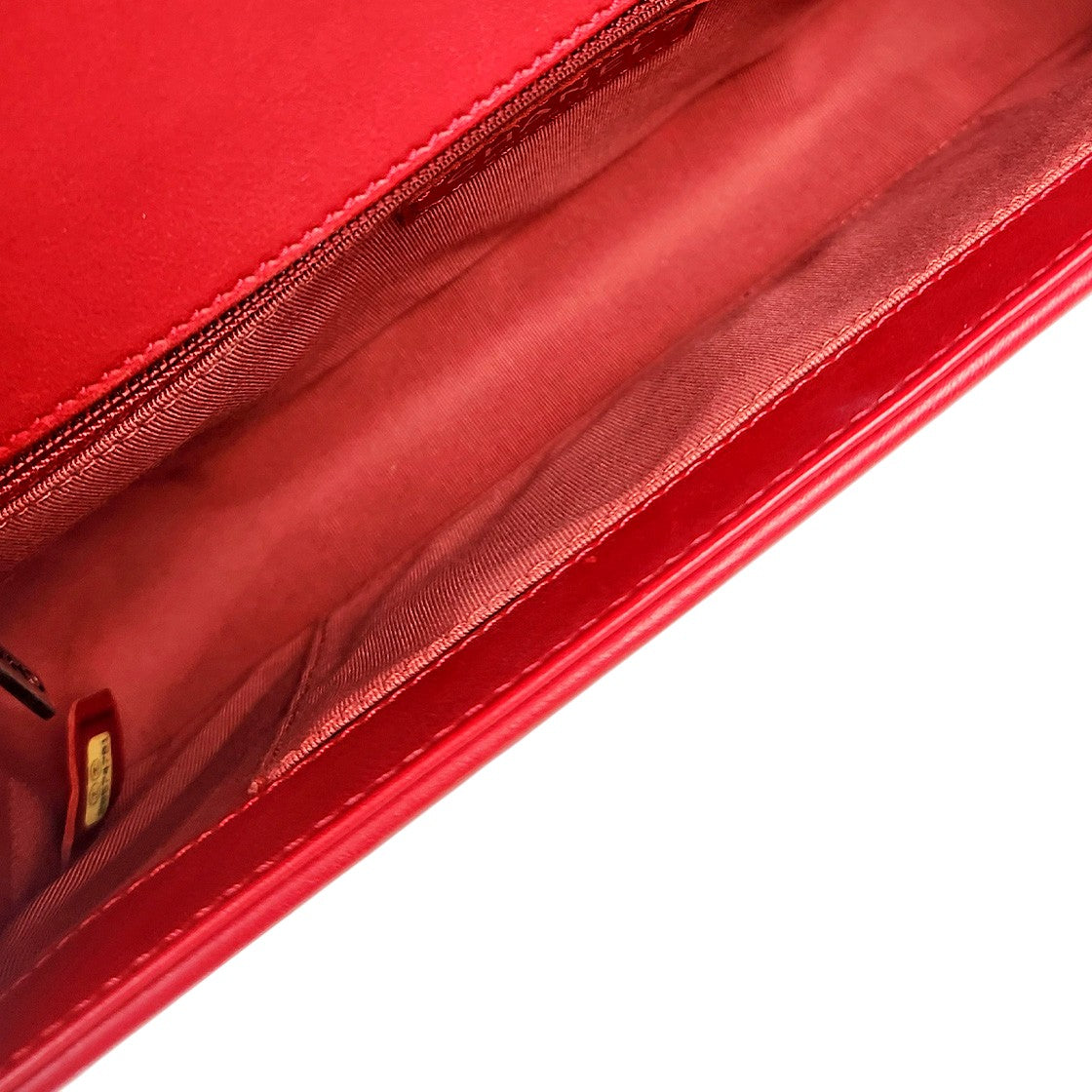 Chanel Large Red Boy Shoulder Bag