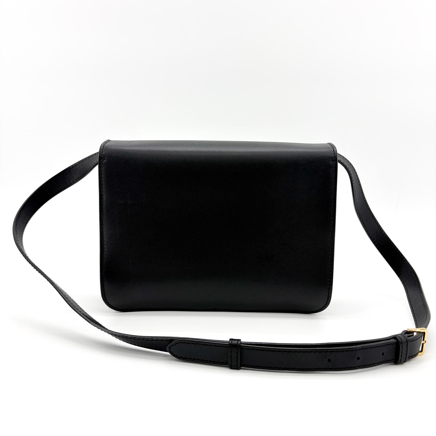 Burberry Small TB Bag Black Gold Hardware