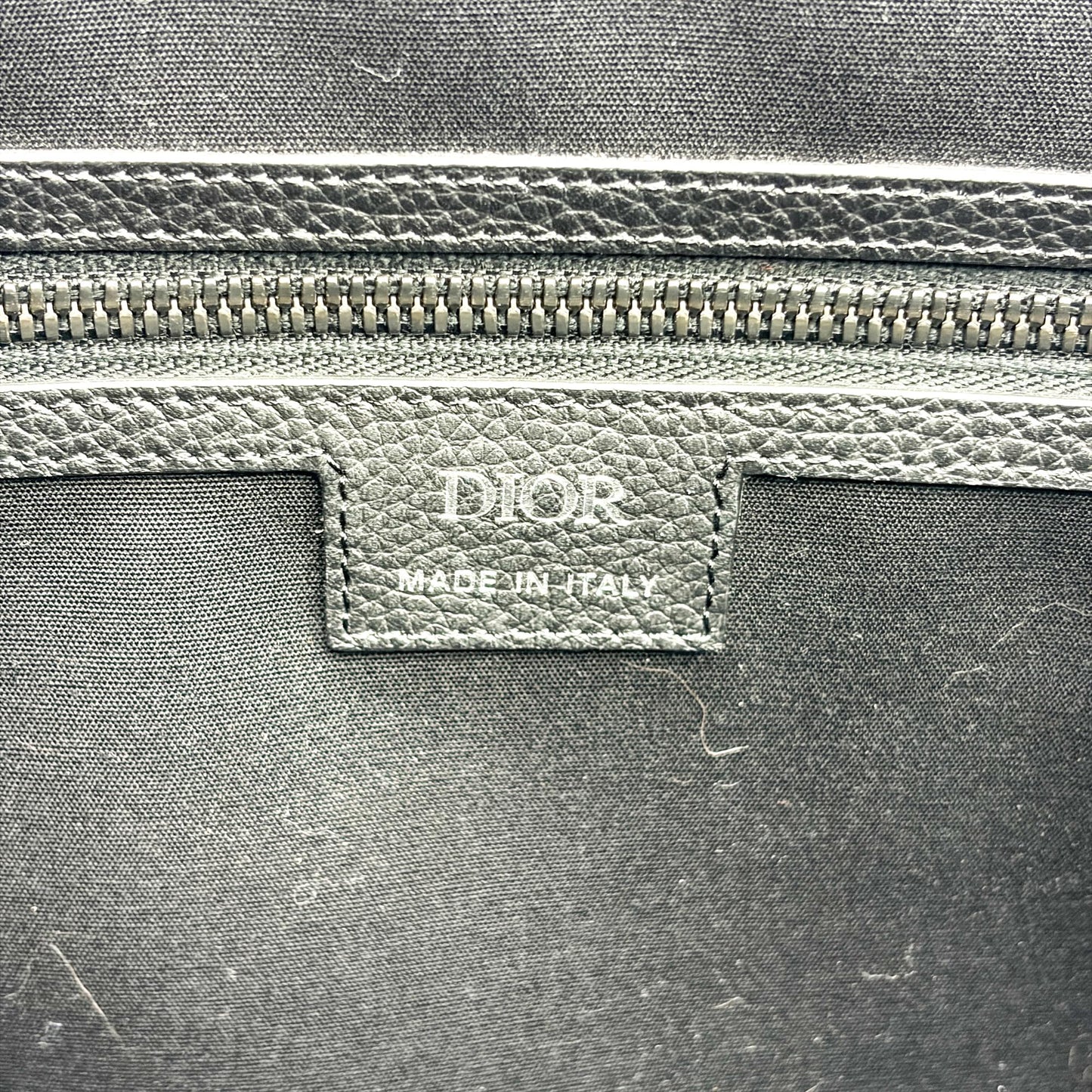 Dior Vertical Tote Bag Beige & Black Dior Oblique Jacquard