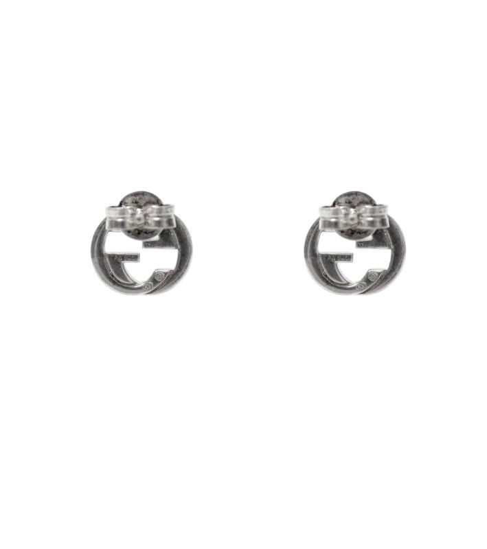 Gucci Interlocking G Silver Earrings