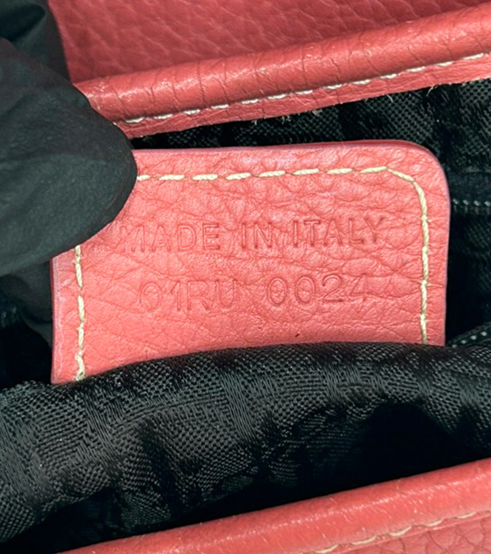 Dior Pink Leather Saddle Shoulder Bag