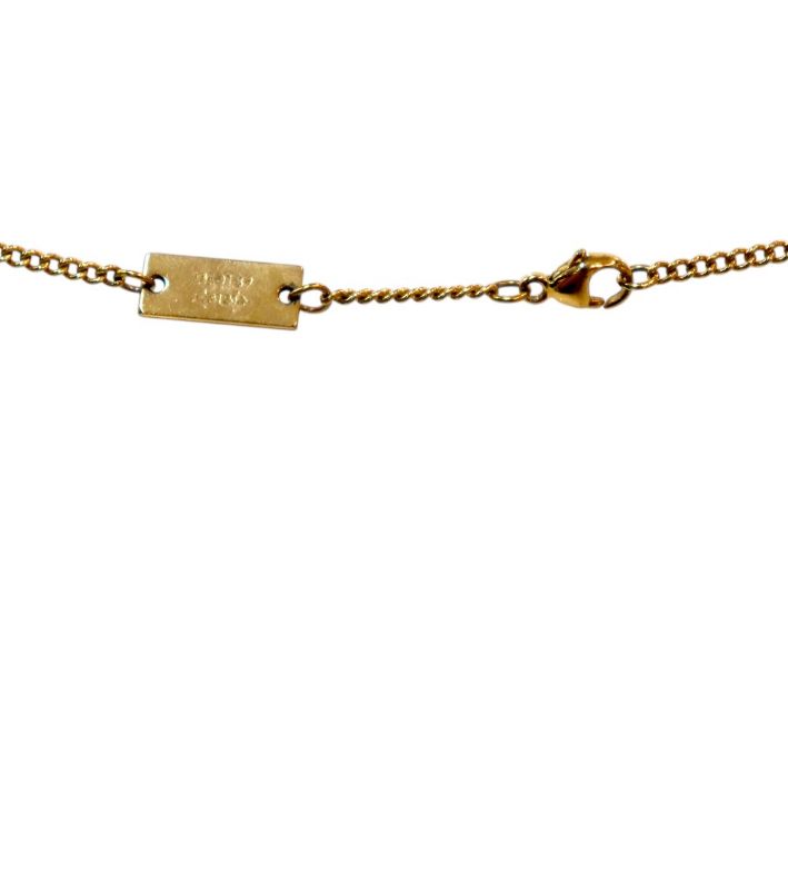 Louis Vuitton Monogram Charms Gold Necklace