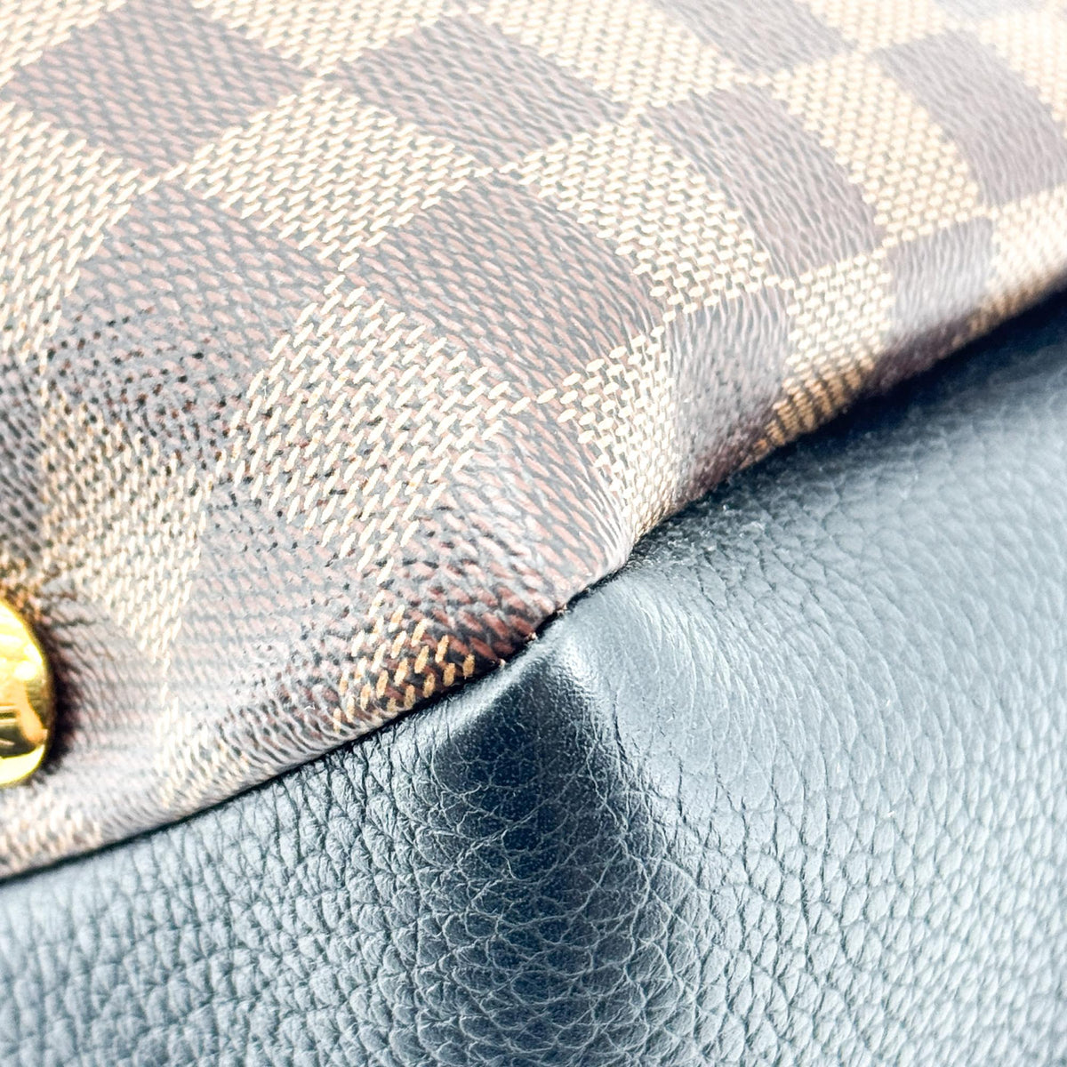 Louis Vuitton Brittany Damier Ebène Tote Bag Noir