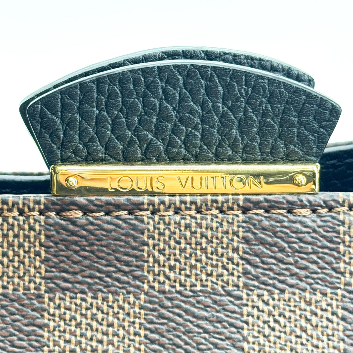 Louis Vuitton Brittany Damier Ebène Tote Bag Noir