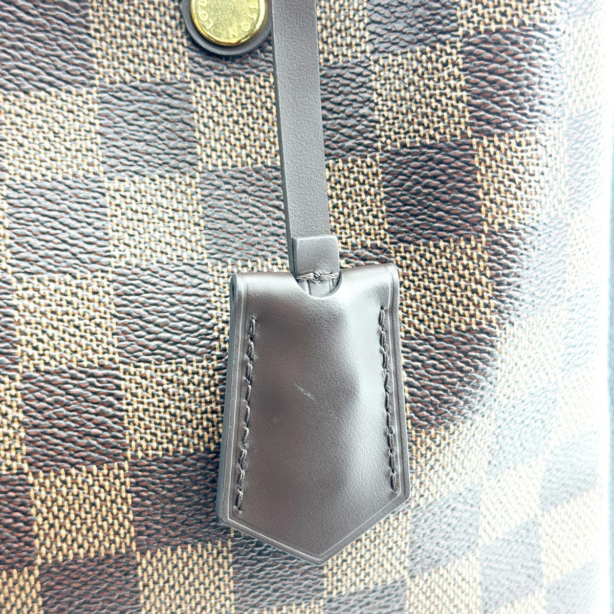 Louis Vuitton Brittany Damier Ebène Tote Bag Noir