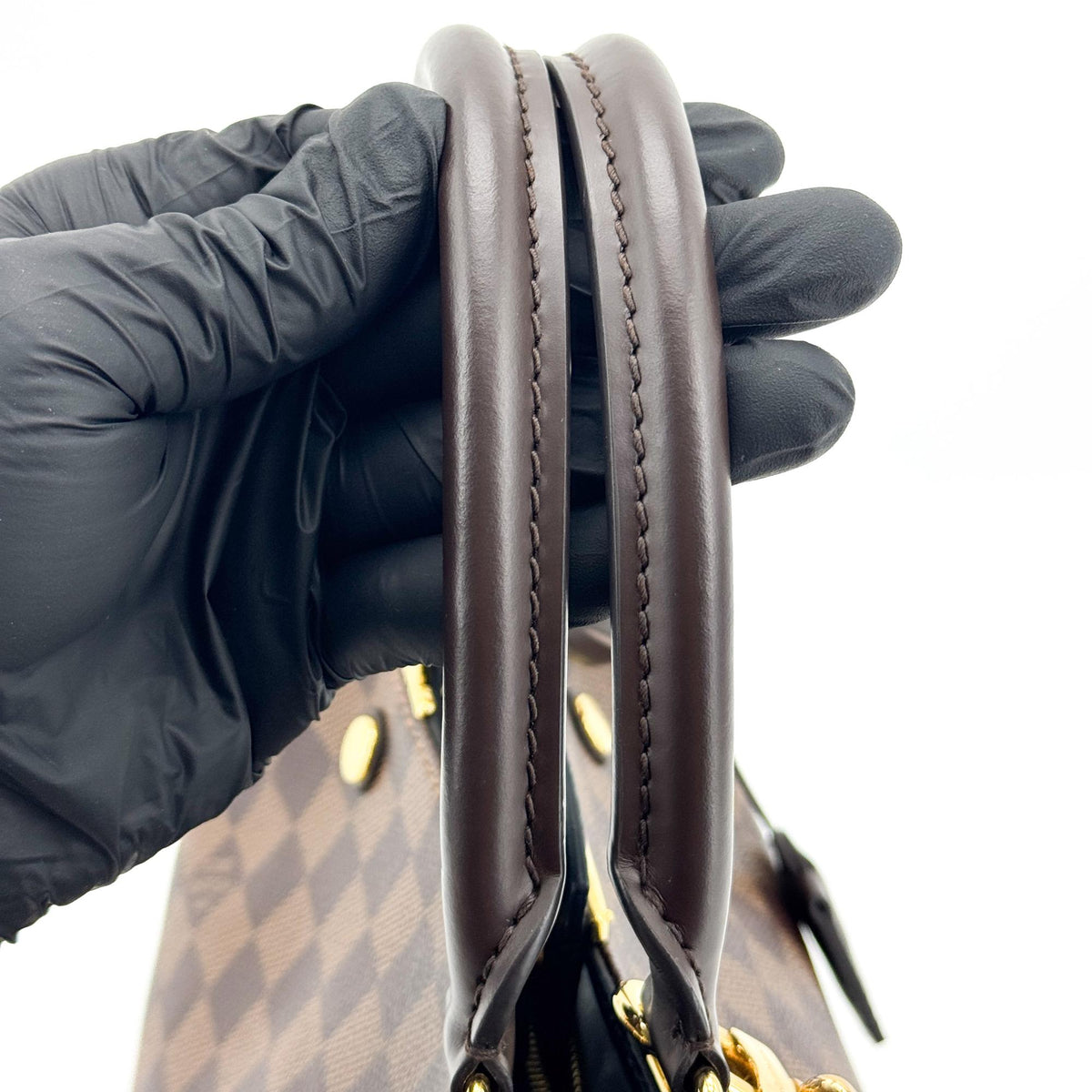 Louis Vuitton Brittany Damier Ebène Tote Bag Noir