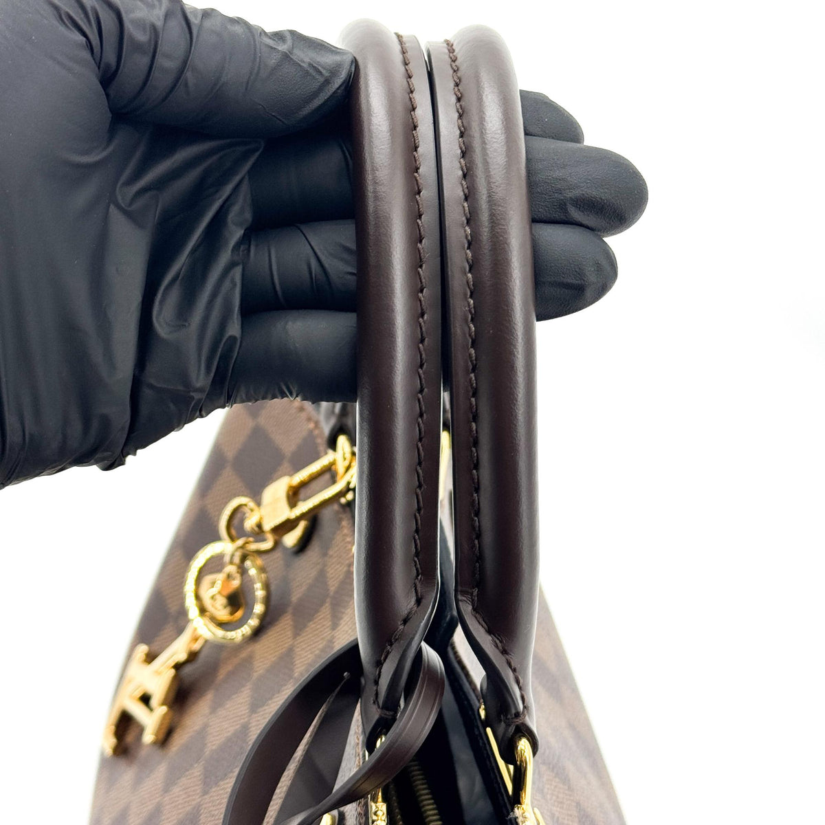 Louis Vuitton Brittany Damier Ebène Tote Bag Noir