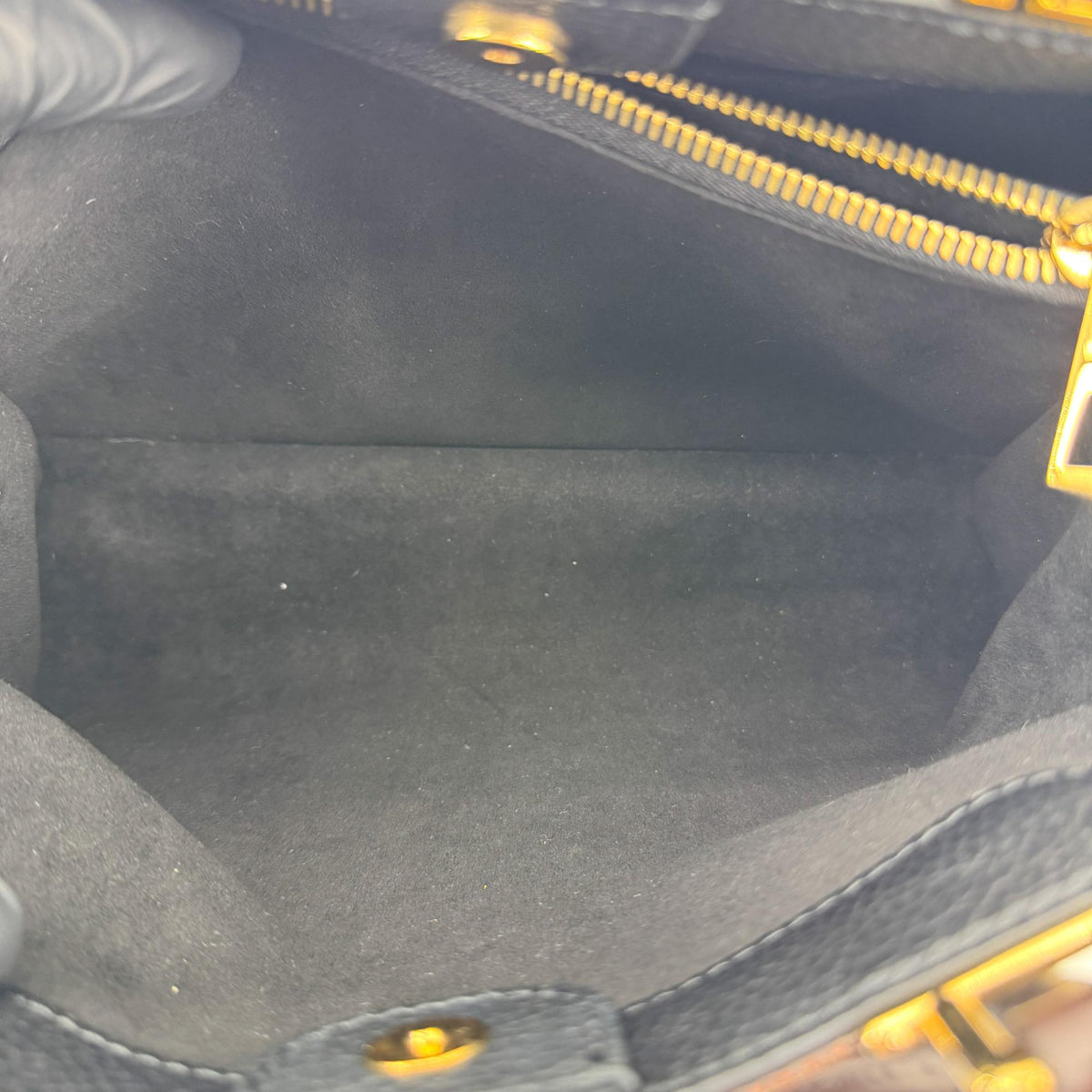 Louis Vuitton Brittany Damier Ebène Tote Bag Noir