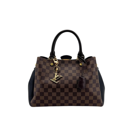 Louis Vuitton Brittany Damier Ebène Tote Bag Noir