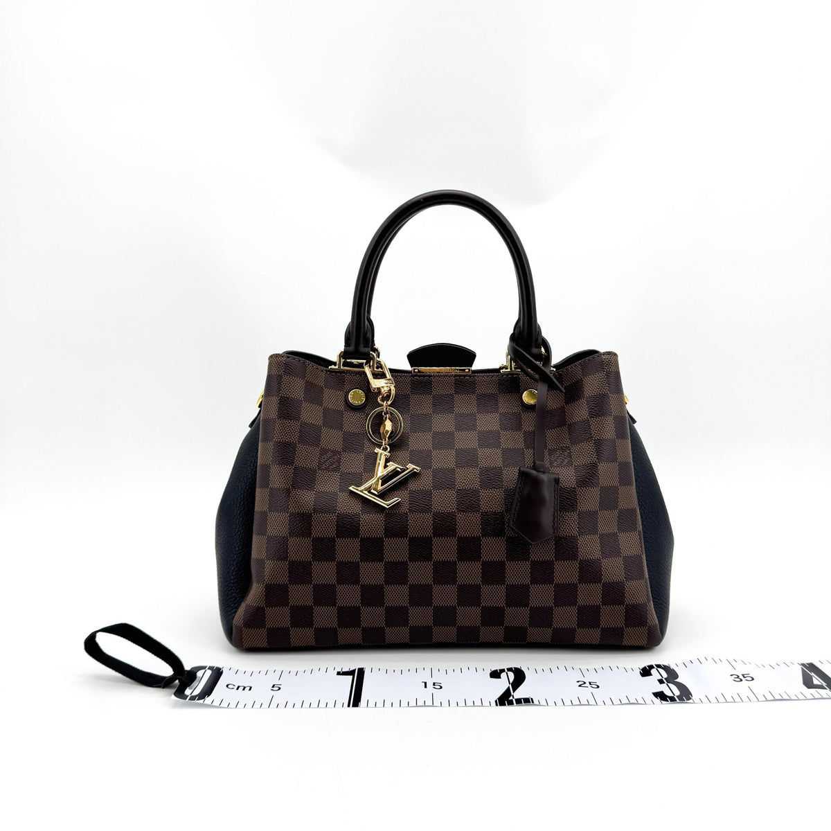 Louis Vuitton Brittany Damier Ebène Tote Bag Noir