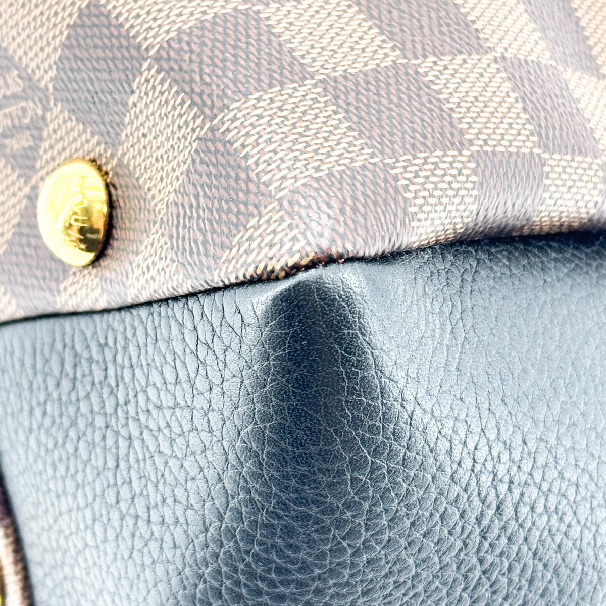 Louis Vuitton Brittany Damier Ebène Tote Bag Noir