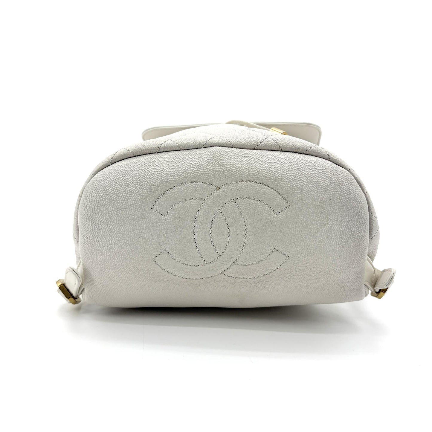 Chanel Urban Spirit Backpack Medium White Gold Hardware