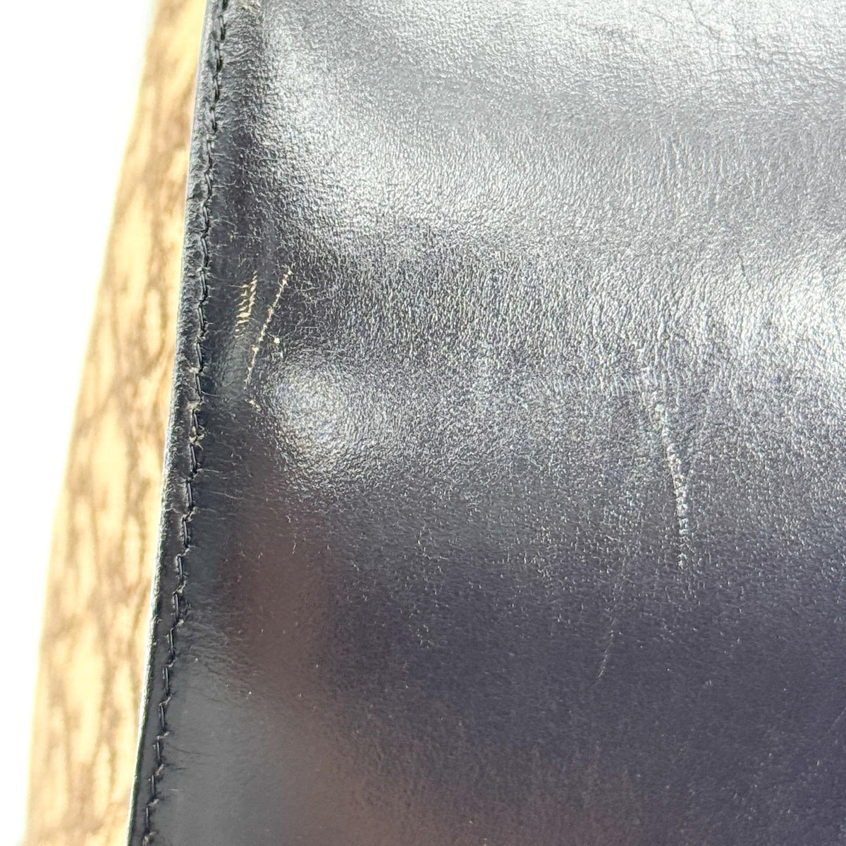 Dior Vintage Trotter Canvas Crossbody Bag Brown