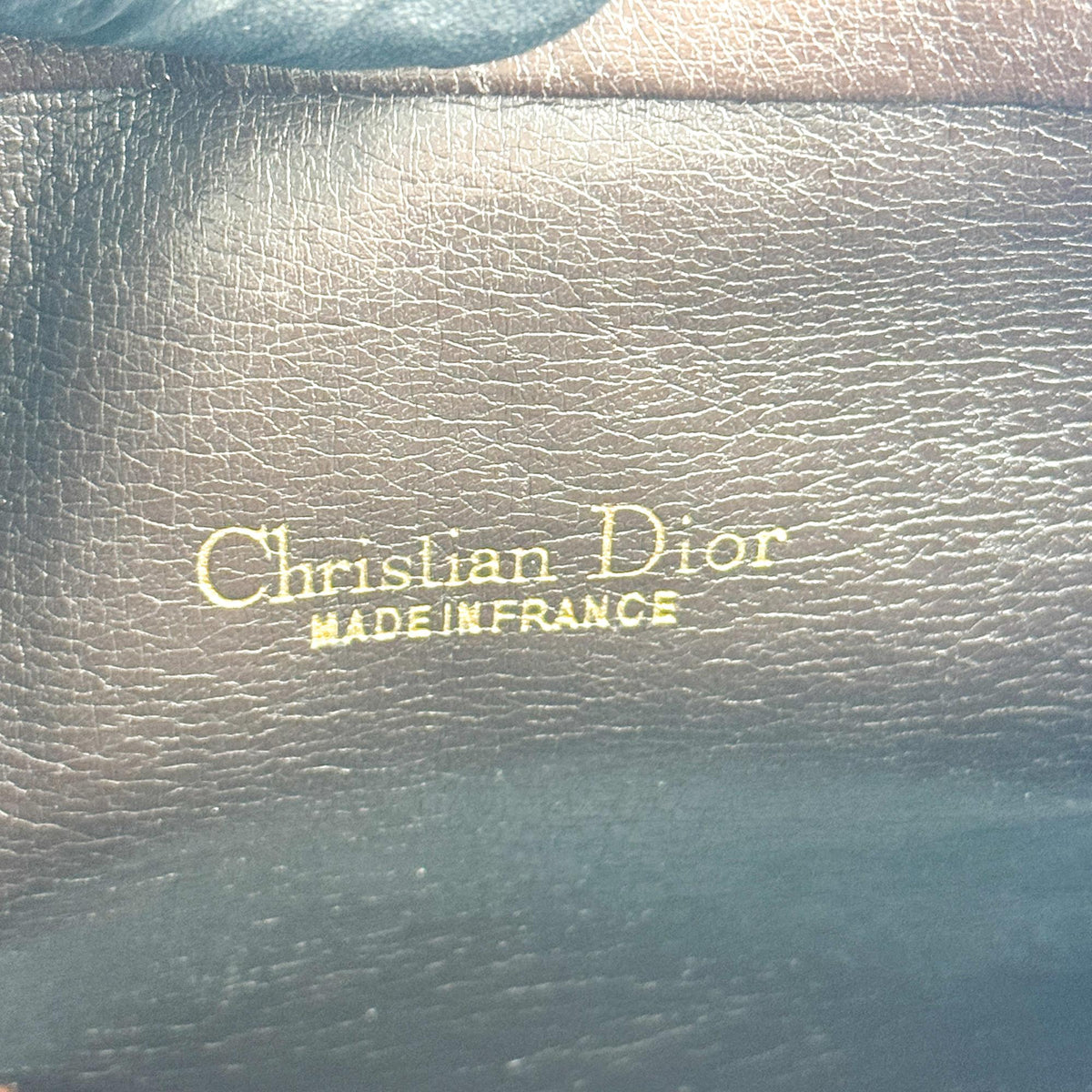 Dior Vintage Trotter Canvas Crossbody Bag Brown