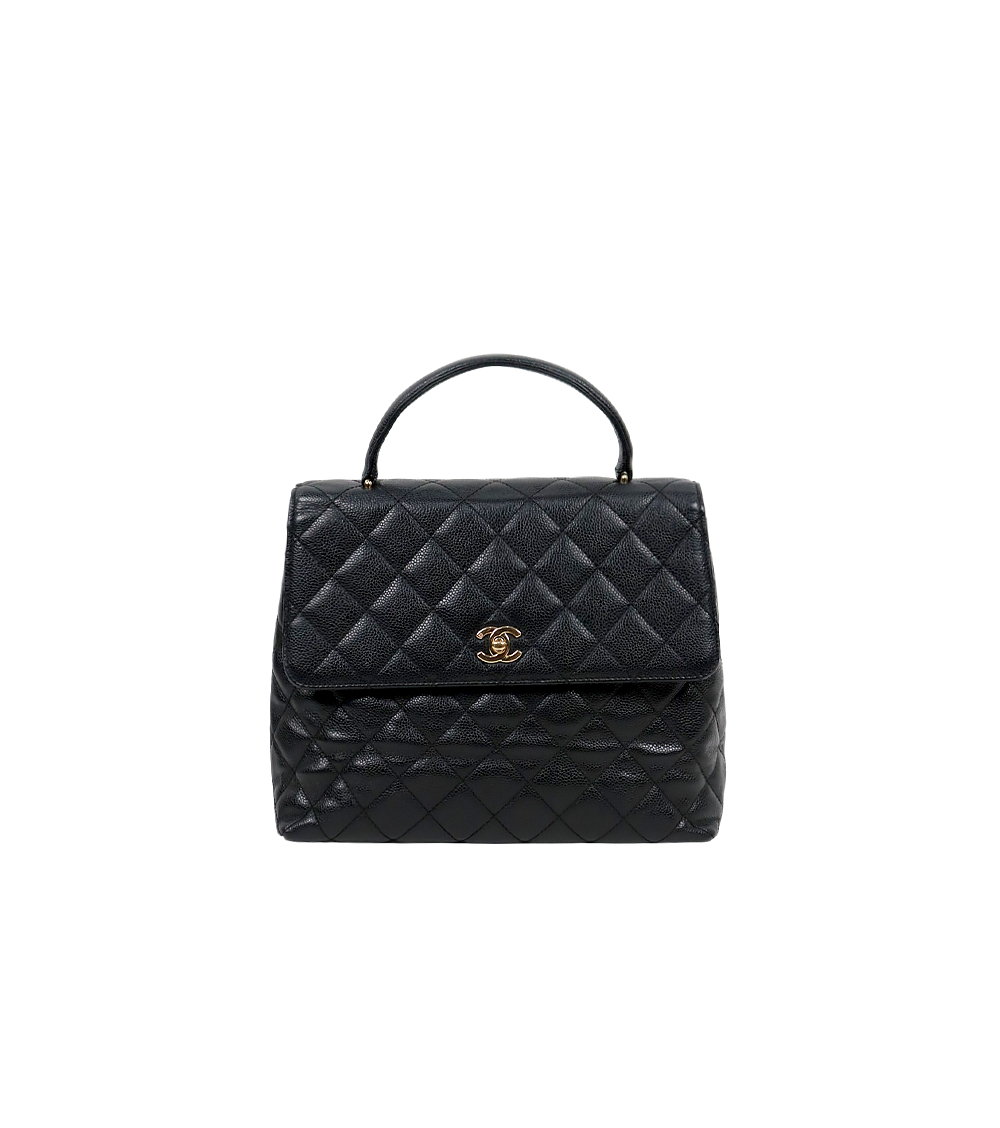 Chanel Black Caviar Coco Handle