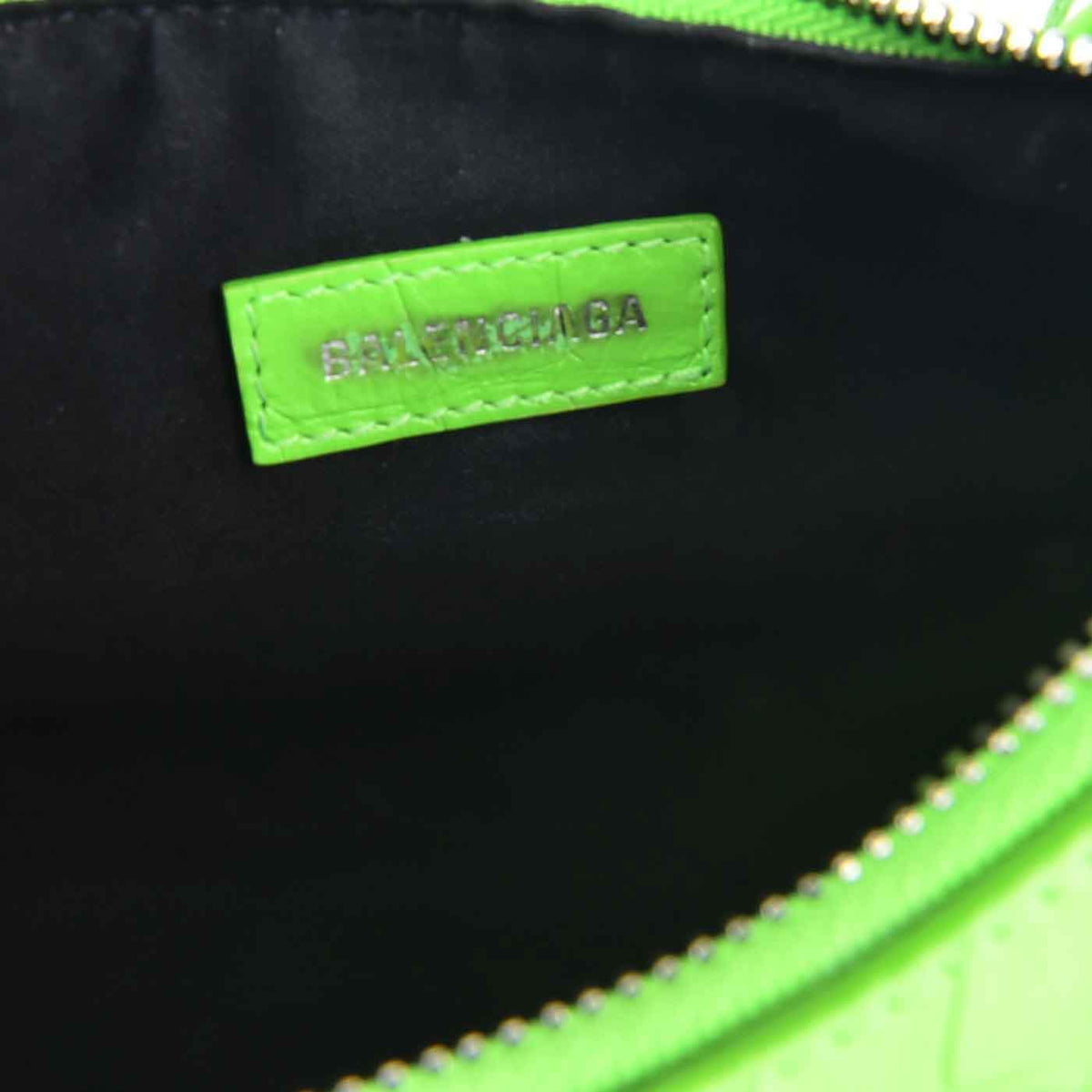 XS Crocodile Embossed Calfskin Le Cagol Shoulder Bag 671309