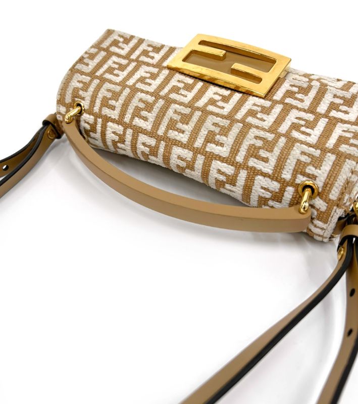 Fendi Beige Zucchino 2WAY Bag