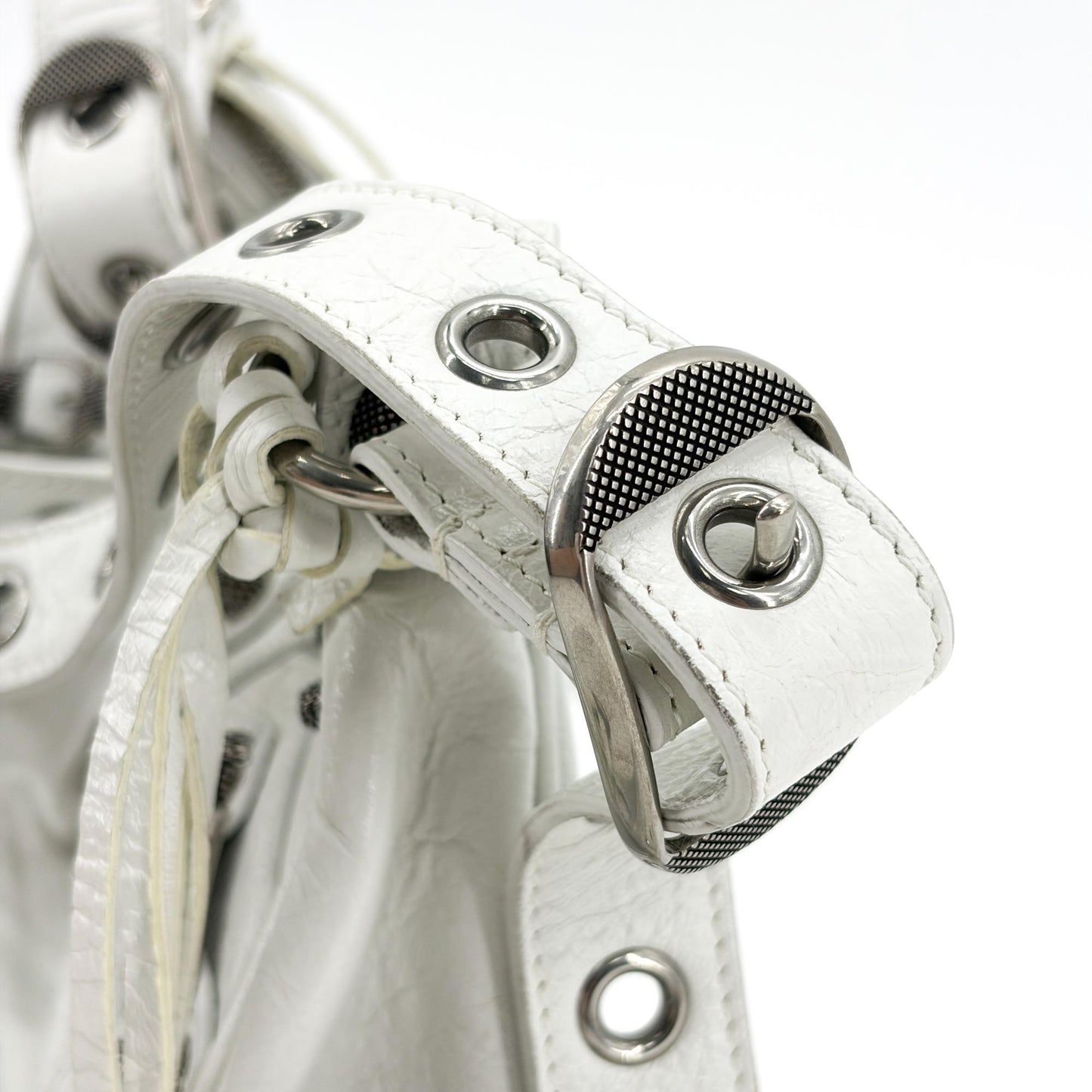 Balenciaga Le Cagol XS Shoulder Bag White