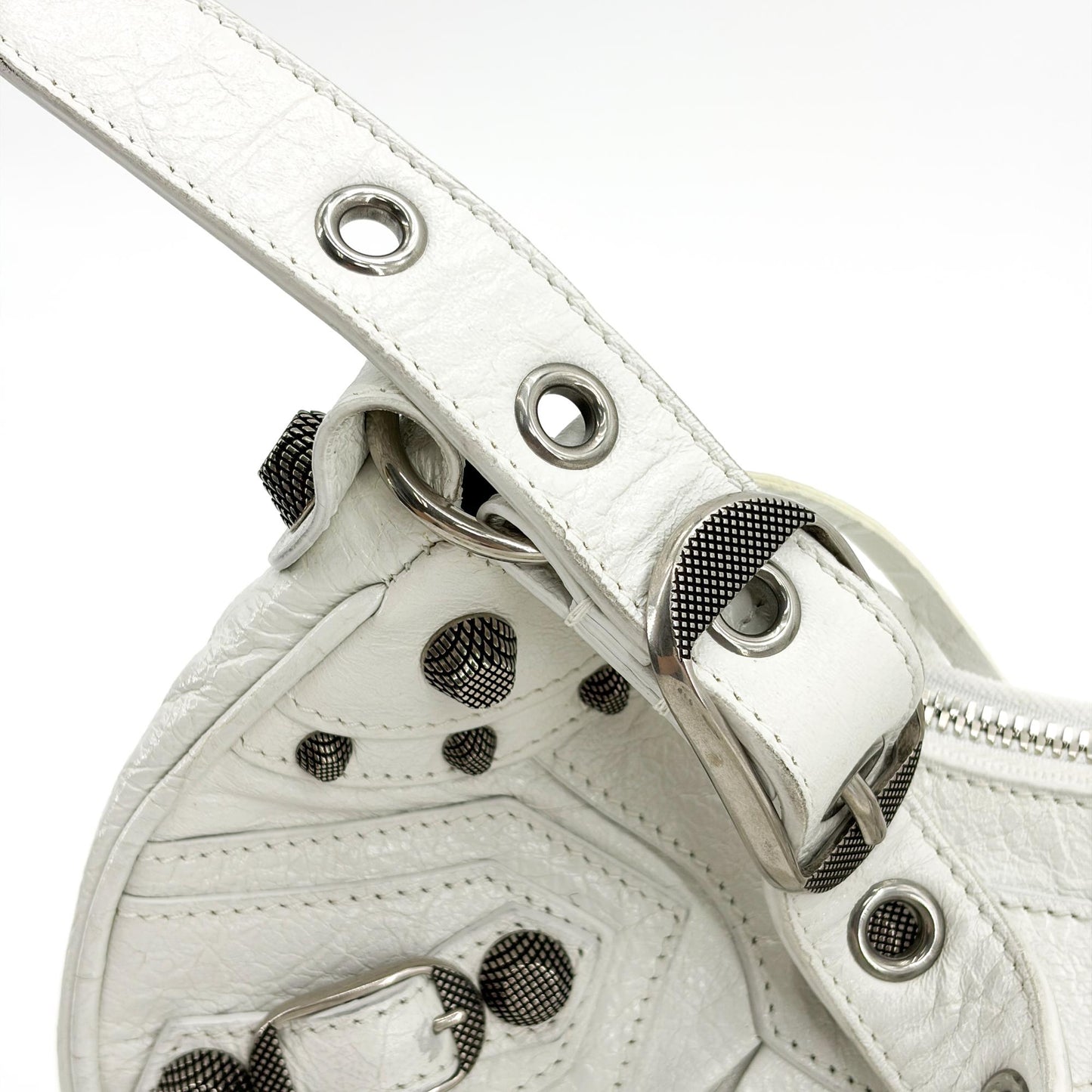 Balenciaga Le Cagol XS Shoulder Bag White