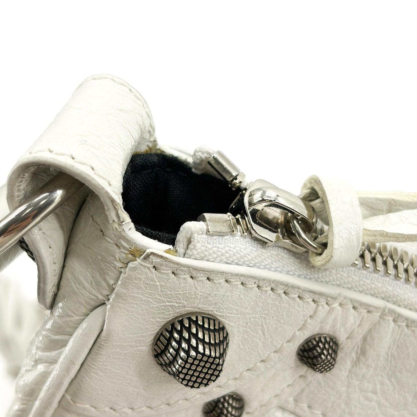 Balenciaga Le Cagol XS Shoulder Bag White