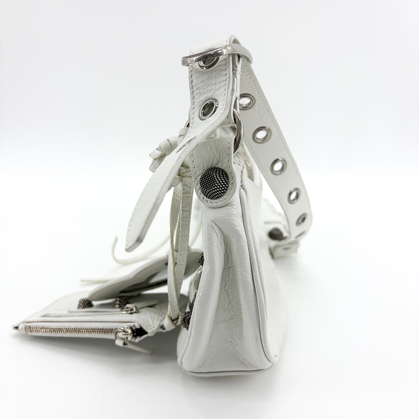 Balenciaga Le Cagol XS Shoulder Bag White