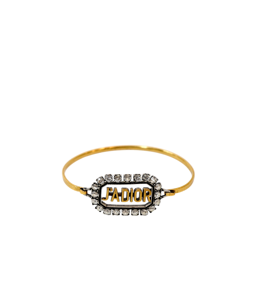 Dior Cubic Z Dior Gold Bangle Bracelet