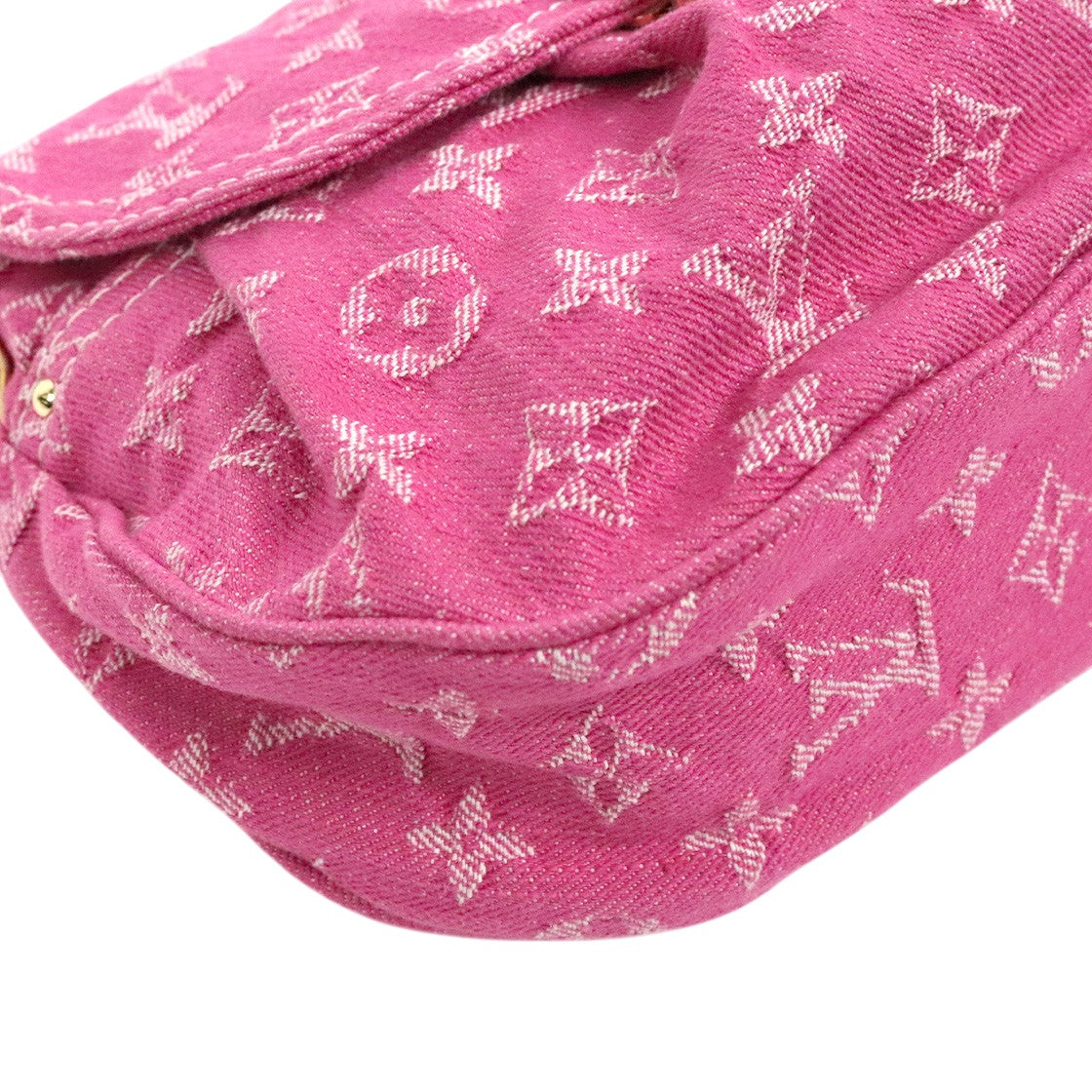 Louis Vuitton Denim Fuchsia Sunset Shoulder Bag