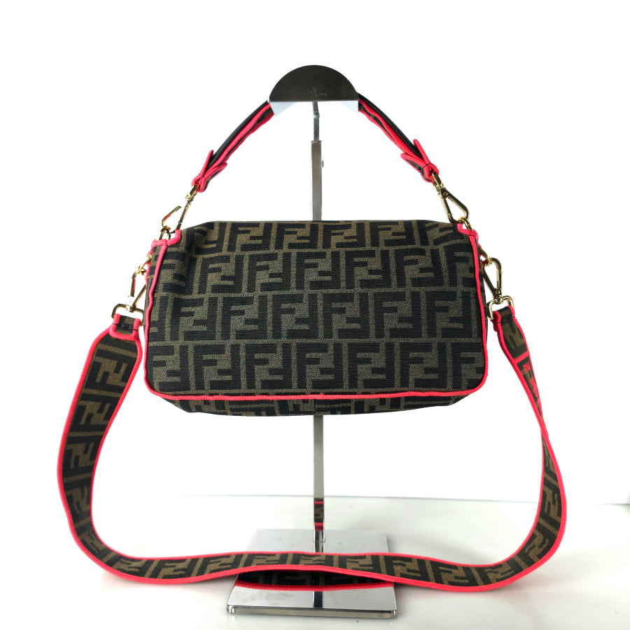 Baguette FF Motif Fabric Shoulder Bag Crossbody Bag 8BR600
