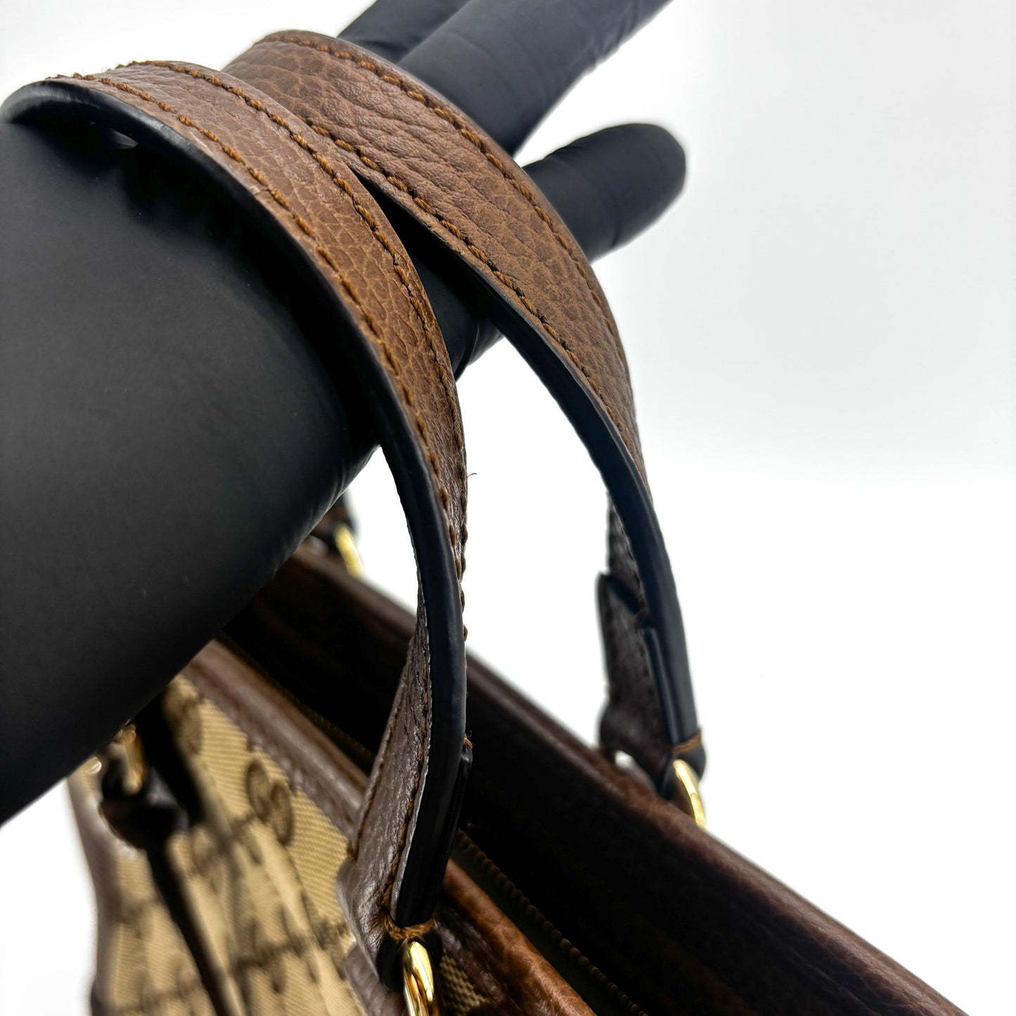 Gucci Bree GG Canvas Small Crossbody Bag Brown