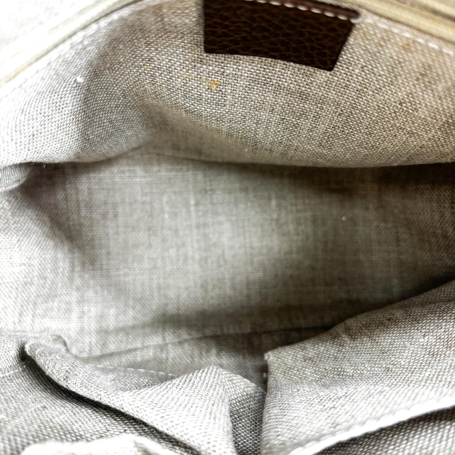 Gucci Bree GG Canvas Small Crossbody Bag Brown