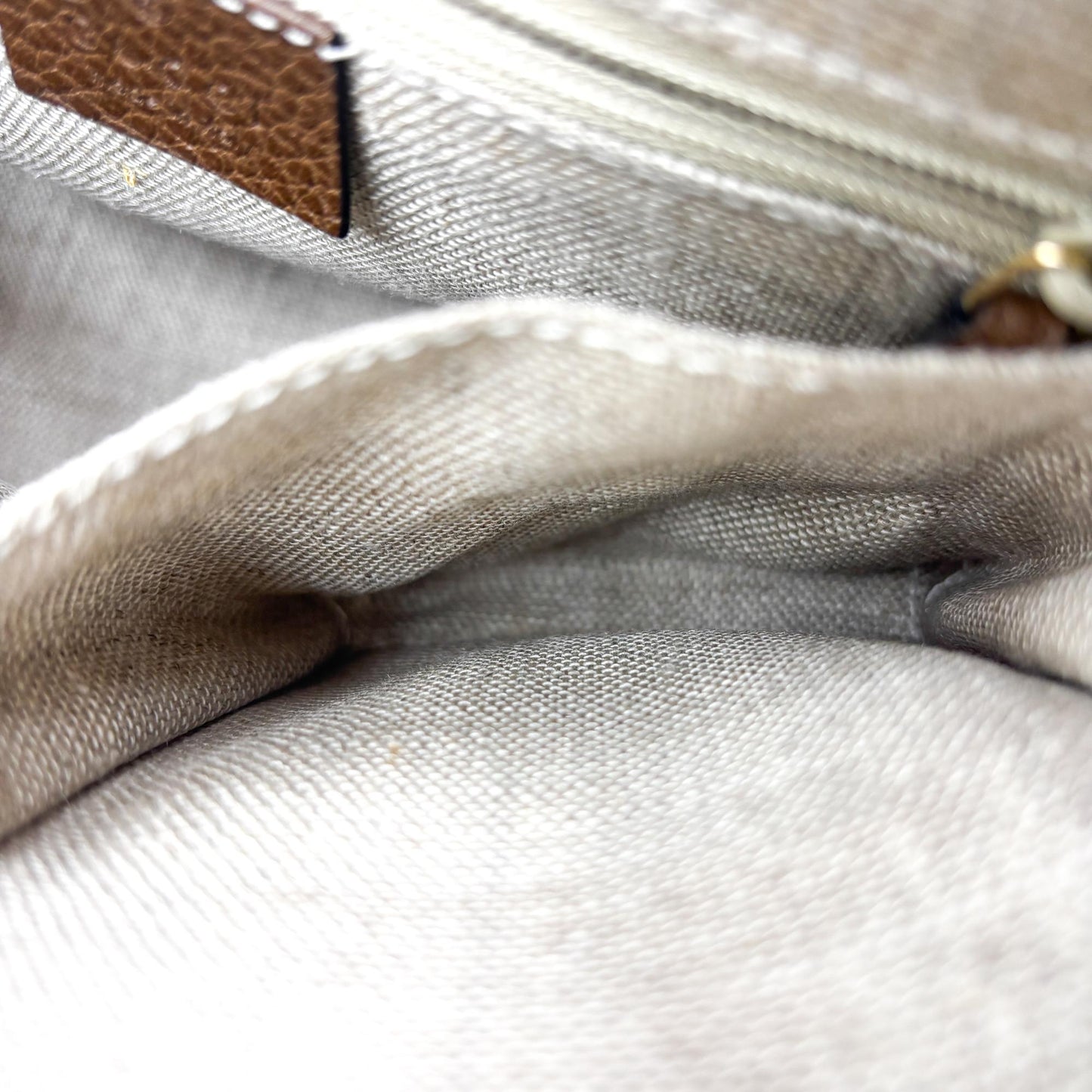 Gucci Bree GG Canvas Small Crossbody Bag Brown