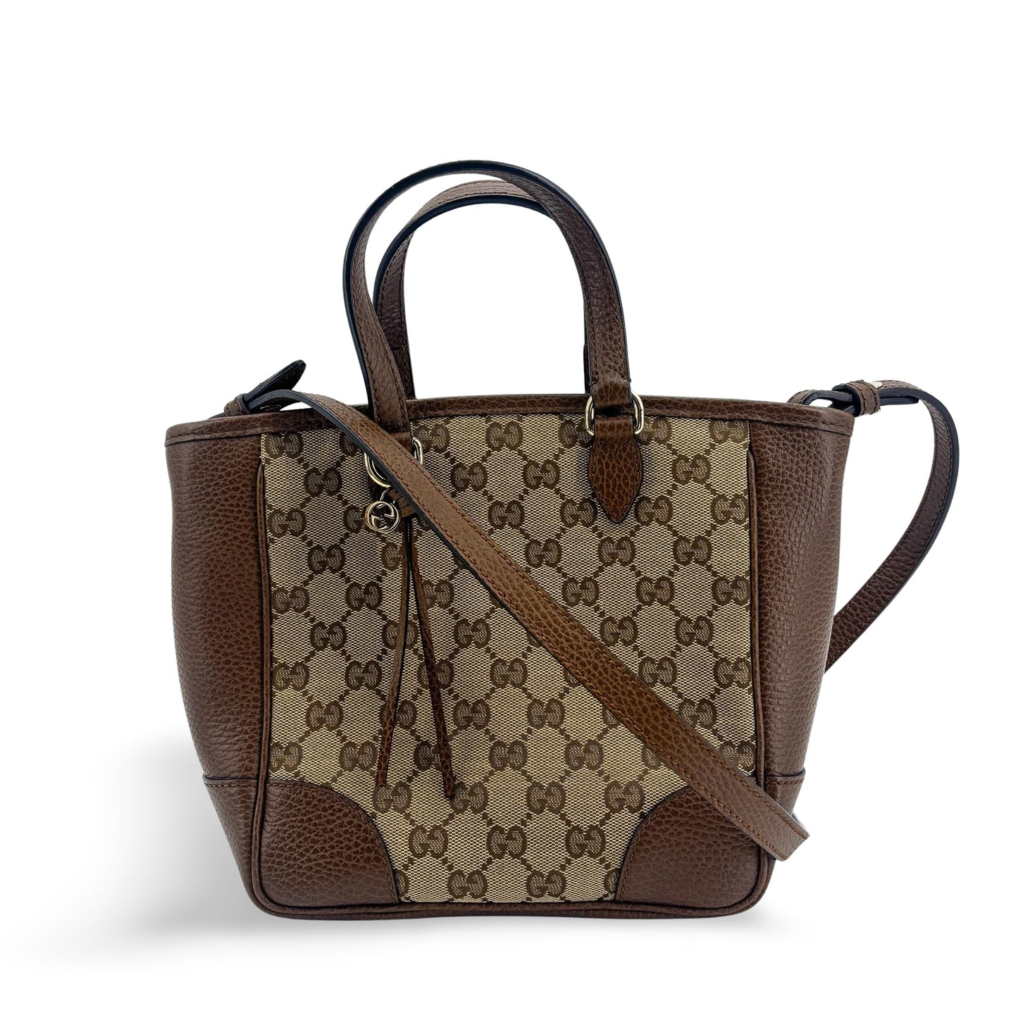 Gucci Bree GG Canvas Small Crossbody Bag Brown
