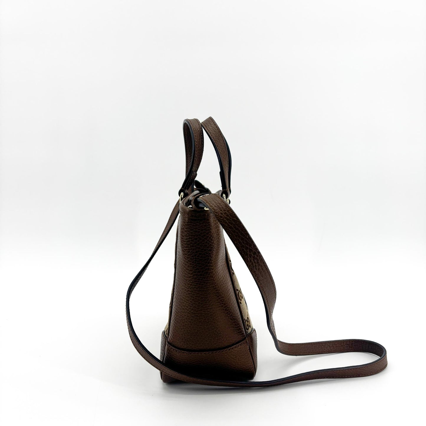 Gucci Bree GG Canvas Small Crossbody Bag Brown